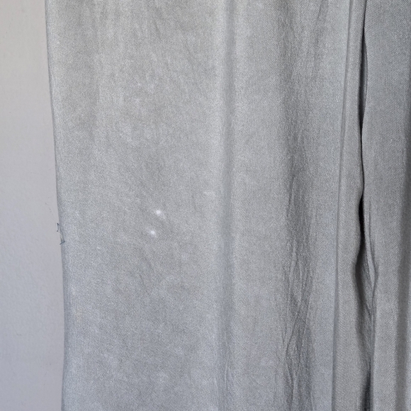 Naisha Bohemian Embroidered Wide-Leg Split-Leg Palazzo Beachy Pants O/S - Picture 6 of 10